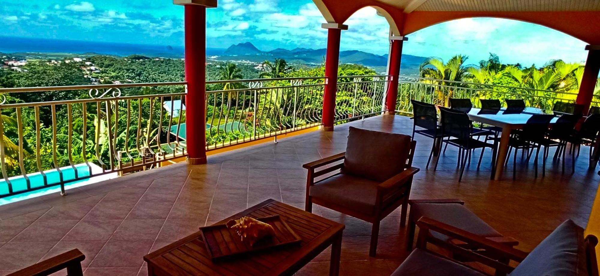 Villa Cosaroe 6-14 Pers Piscine Et Superbe Vue Mer Panoramique Riviere-Salee ภายนอก รูปภาพ