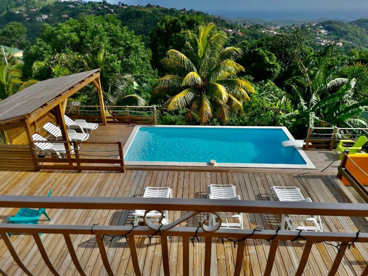 Villa Cosaroe 6-14 Pers Piscine Et Superbe Vue Mer Panoramique Riviere-Salee ภายนอก รูปภาพ