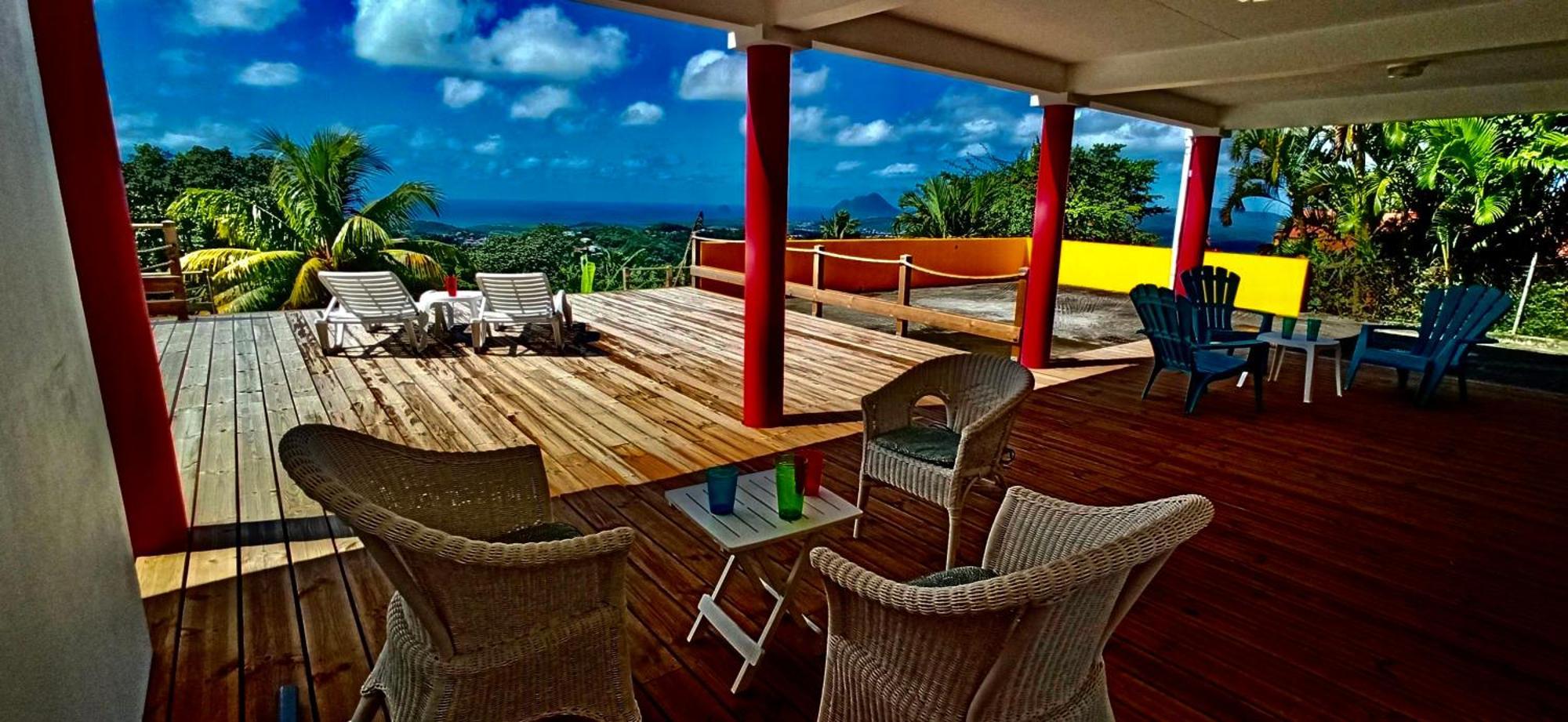 Villa Cosaroe 6-14 Pers Piscine Et Superbe Vue Mer Panoramique Riviere-Salee ภายนอก รูปภาพ