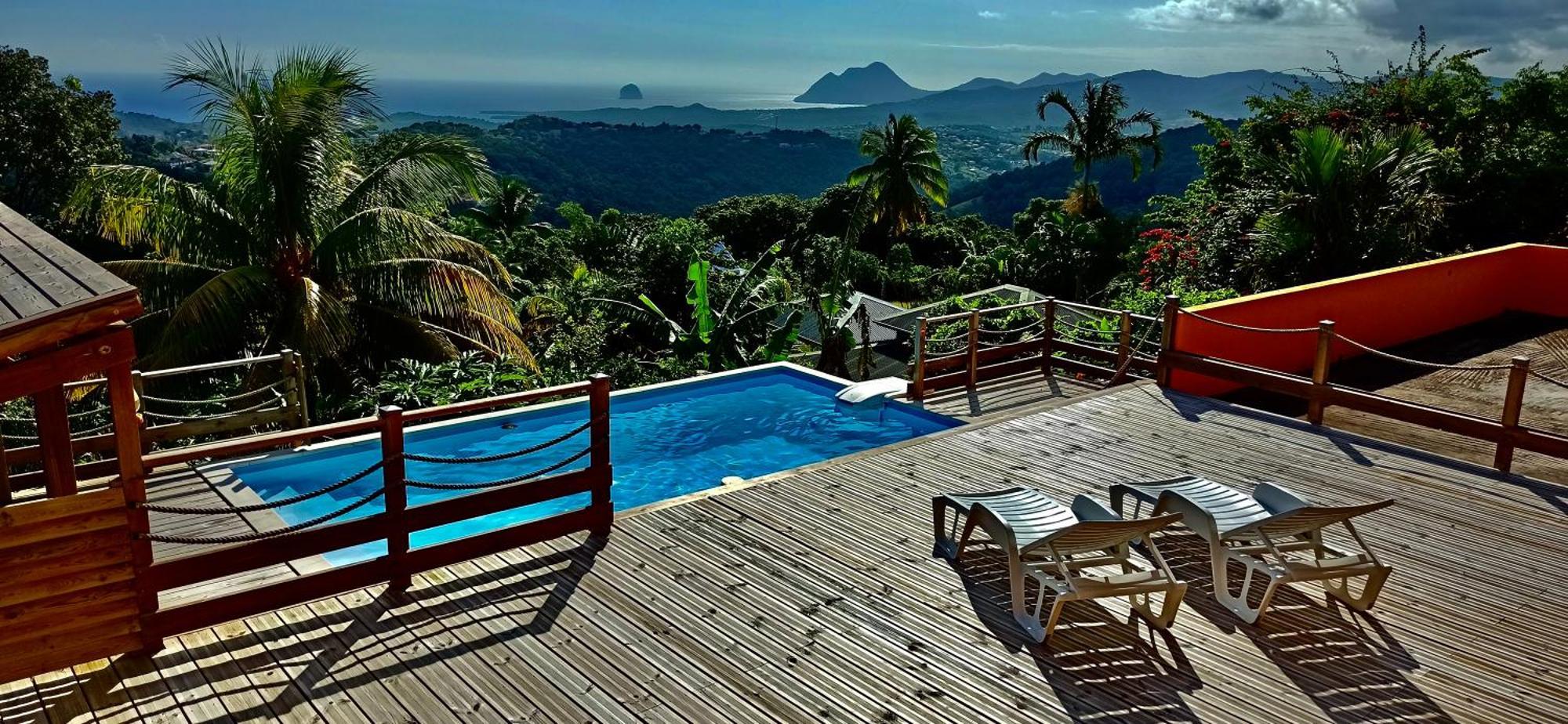 Villa Cosaroe 6-14 Pers Piscine Et Superbe Vue Mer Panoramique Riviere-Salee ภายนอก รูปภาพ
