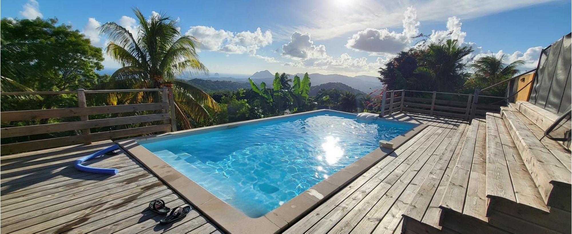Villa Cosaroe 6-14 Pers Piscine Et Superbe Vue Mer Panoramique Riviere-Salee ภายนอก รูปภาพ